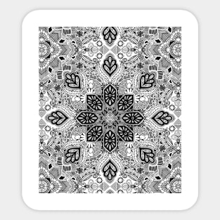 Gypsy Lace in Monochrome Sticker